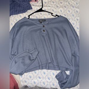 shein waffle knit top